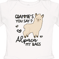 thumbnail image 4 of Inktastic Grammie's You Say Alpaca My Bags Boys or Girls Long Sleeve Baby Bodysuit, 4 of 5