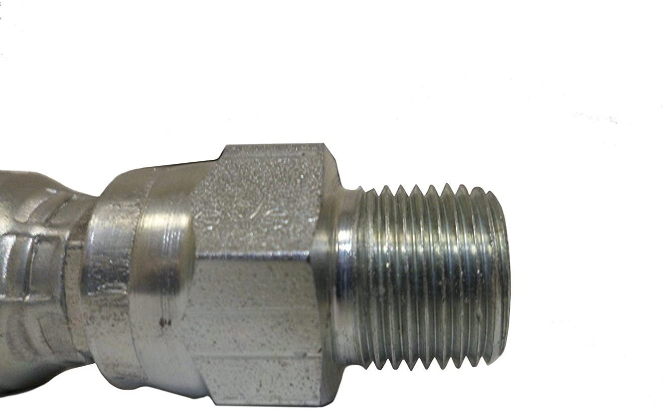 Ultimate Washer UW16-SEE49A Pressure Washer Jumper Connection Hose, 4FT Pressure Hose, 3/8-Inch Male Pipe Thread, 4000 PSI Rated (4 Feet)