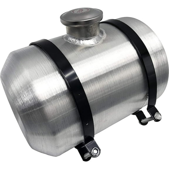 JSD 2.5 Gallons 12" x8" Center Fill Spun Fuel Tank / Gas Tank 1/4 NPT For Go Cart