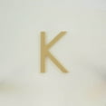 thumbnail image 2 of Package of 1, 14 Inch X 1/2" Thickness MDF Letter K in The Century Gothic Font, Thick, Upper Case for Art & Craft Project, Made in USA, 2 of 4
