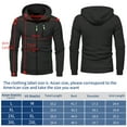 thumbnail image 5 of Htwon Hoodies for Men Mens Plain Hoodie Hooded Zip Up Jacket Men's Sports Hoodies for Men, 5 of 8