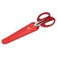 thumbnail image 4 of Leather Scissor  Covers, Pu Scissors Sheath Scissors Protective Case Personalized Hair Styling Accessories Pouch with Zipper Closure for Storing Regular Shears, 4 of 7