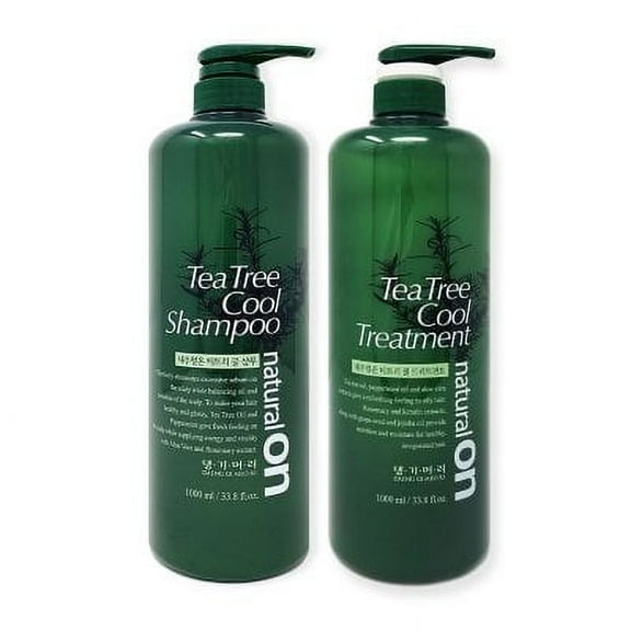 Daeng Gi Meo Ri Natural On Tea Tree Cool Shampoo and Treatment Set (1000 ml., 2 pk)