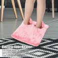 thumbnail image 2 of Electric Foot Heater Flannel Heating Pad Cushion for Feet Hands Body (Rosy), 2 of 8