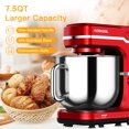 thumbnail image 2 of Batidora de pie Acekool 7,5 qt 660 W 10 velocidades Rojo, 2 of 6