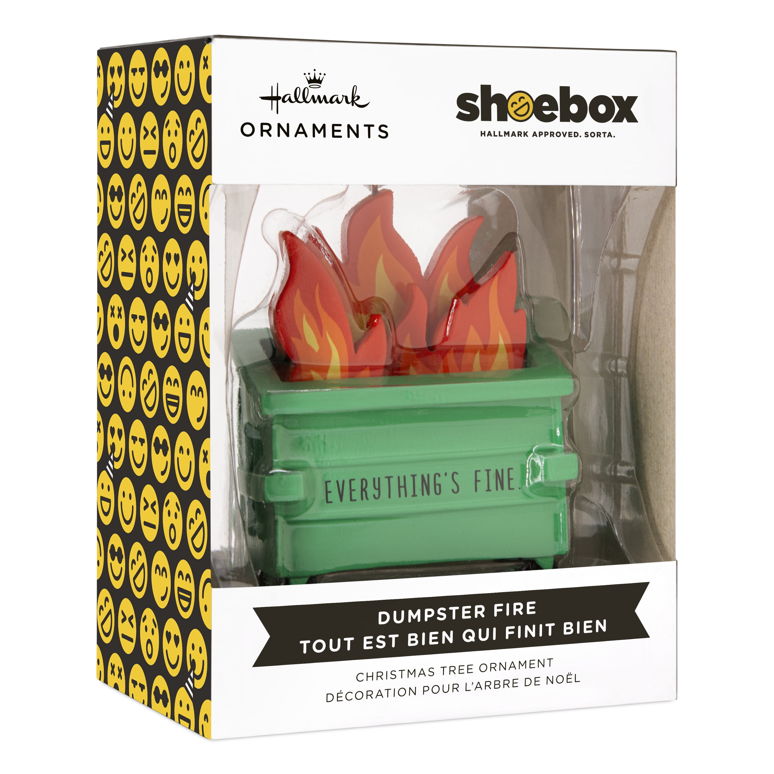 Hallmark Dumpster Fire Christmas Ornament, 1 Count, 1 Count