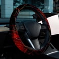 thumbnail image 6 of Halloween Spider Web 14.5 Inch Printing PVC Leather Auto Accessories Steering Wheel Cover for Car Wheel Covers, 6 of 6