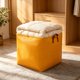 thumbnail image 1 of Grandes bolsas de almacenamiento para mudanzas, edredones, ropa, ropa de cama, impermeables, asas reforzadas, plegables, 54x47x30 cm, amarillo., 1 of 7