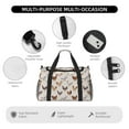 thumbnail image 4 of Disketp Various Chicken Bolsa de Viaje Tipo Duffle, Bolso de Mano para Fin de Semana para Mujer, Bolsa de Gimnasio Ligera para Hombre, Esencial para Viajes, 4 of 7