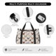 thumbnail image 4 of Fotbe Various Chicken Bolsa de Viaje con Estampado, Bolsa de Fin de Semana para Mujer con Compartimento para Zapatos, Bolsa de Gimnasio con Bolsillo Húmedo, 4 of 7