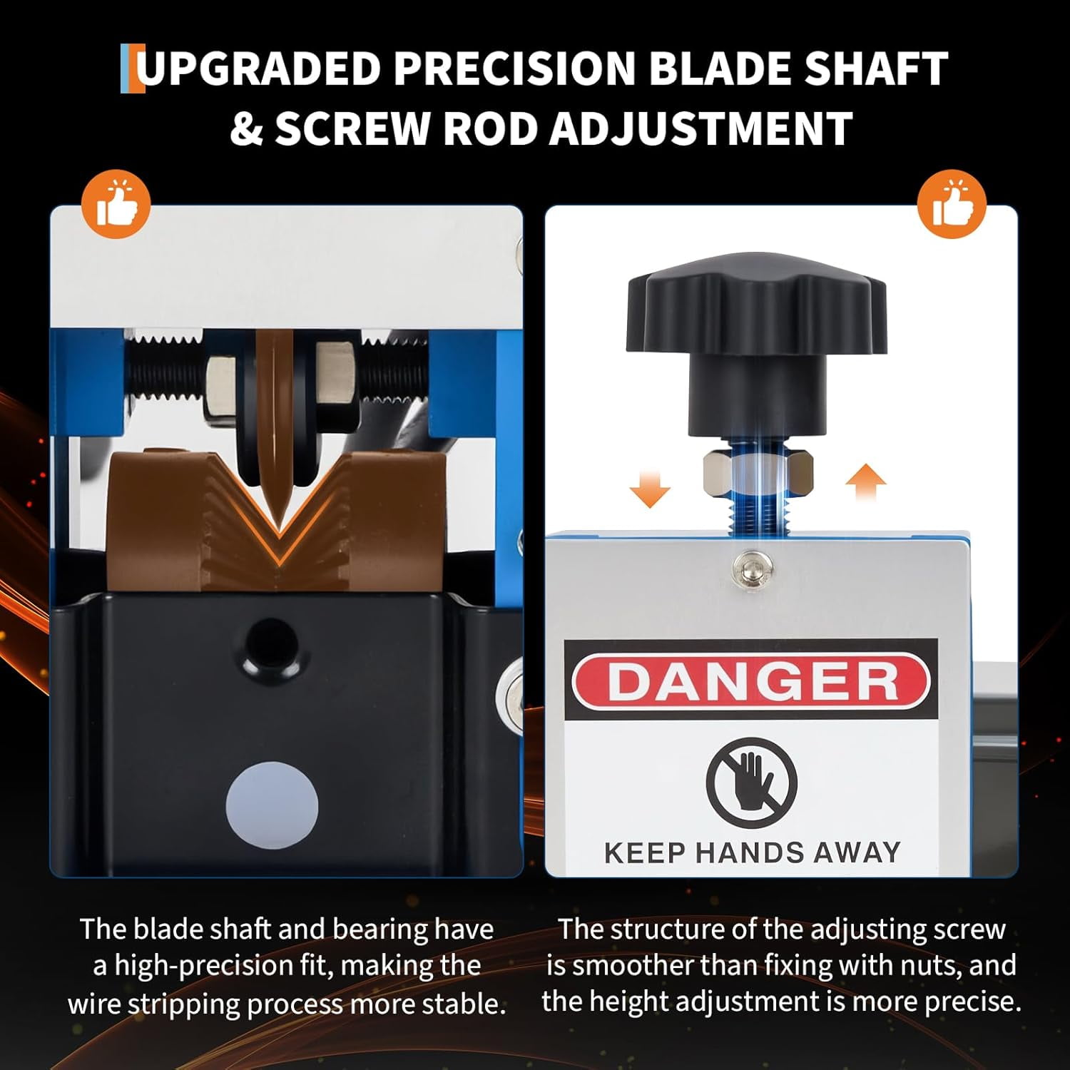 Electric Wire Stripper Machine 1.5-25mm, Aluminum Alloy Wire Stripping Machine for Copper Recycling, Single Channel Cable Stripper
