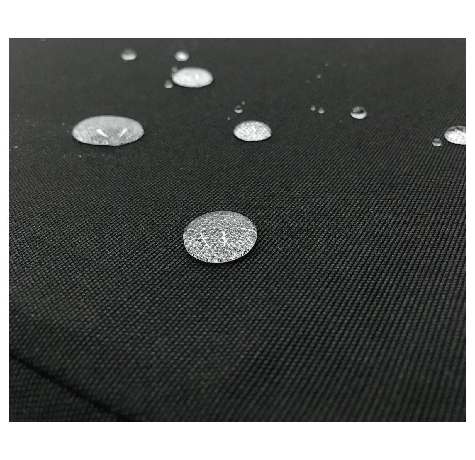 Indoor Outdoor Water High UV Resistant Patio Chair Cushion Cover (Just Black, 22"x20"x4" (4 Covers))