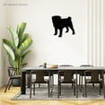 thumbnail image 3 of Pug Metal Wall Sign | Dog Breed Silhouette Wall Decor | Indoor Outdoor Decor for Pet Lovers | Solid Steel Home Decor Decorative Accent Metal Art Wall Sign | Metal Wall Art Made in USA, 3 of 6