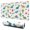 White Cartoon Dinosaurs-2, variant on Long Mouse Pads for Desk,White Cartoon Dinosaurs Eggs Hearts Desk Mats on Top Of Desks, Desk Mouse Pad Extra Large with 3mm Non-Slip Base and Stitched Edge for Gaming,Work,Home 31.5"x11.8"