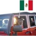 thumbnail image 6 of 4 Pcs Mexico Car Flag, Small Mexico Car Flag, Mexican Car Banner with Flagpole for Sports Events Mexico Independence Day Party Decorations, 6 of 6