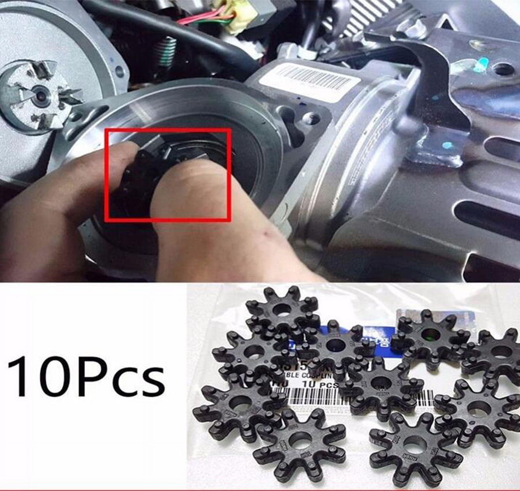 10Pcs Black Flexible Coupling Steering Coupler For Hyundai Kia OEM  563152K000FFF 