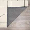 thumbnail image 5 of Hauteloom Fusao Wool Living Room, Bedroom Area Rug - Contemporary - Rose Cream - 9' x 12', 5 of 19