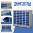 thumbnail image 5 of Reykilor 40 Drawers Parts Cabinet Bolt and Nut Tool Storage Cabinet Part Cabinet with ABS Material Drawer for Tool Hardware Storage, 5 of 8