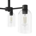 thumbnail image 4 of Hunter - Lochemeade 3-light Noble Bronze, Medium Size Chandelier, Dimmable, Modern Style, Candle Shaped, for Bedrooms, Dining, Living Rooms - 19721, 4 of 8