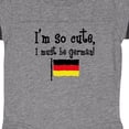 thumbnail image 3 of Inktastic So Cute German Boys or Girls Baby Bodysuit, 3 of 4