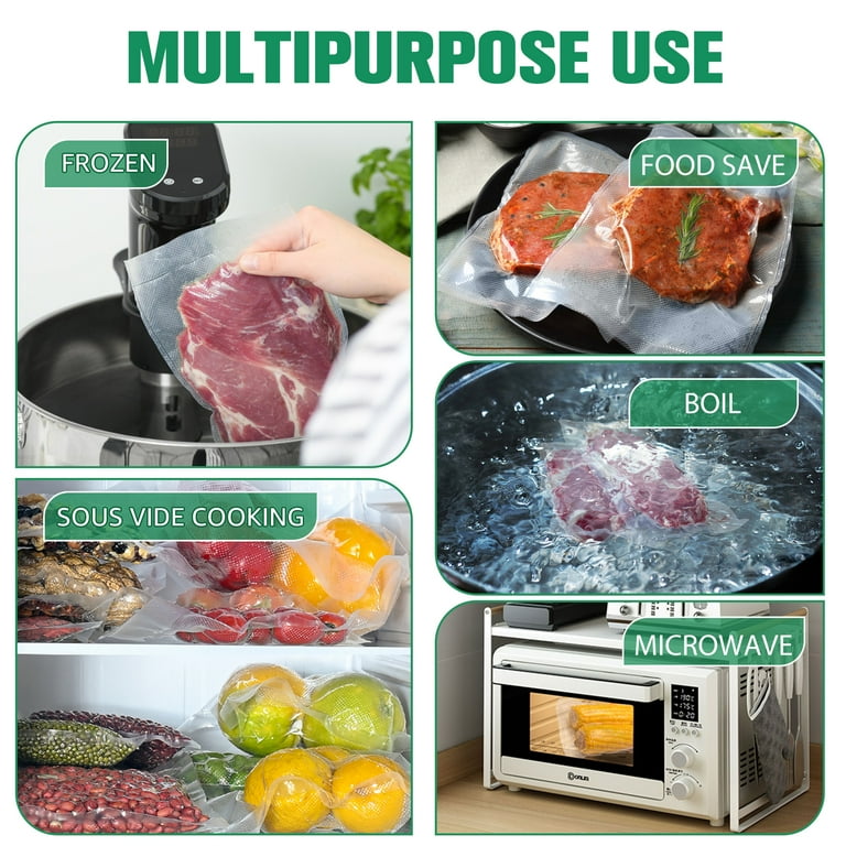 Sealegend 8x20' Rolls Vacuum Sealer Bags For Food