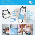 thumbnail image 4 of KKL Kids Sleeping Bag with Pillow, 2-in-1 Foldable Gray Dog Sleeping Bag, 47 x 18 inch, 4 of 5