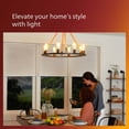 thumbnail image 4 of Bombilla LED Philips Vintage, color ámbar sin parpadeo, 6,5 W, E26, paquete de 1 unidad, 4 of 6
