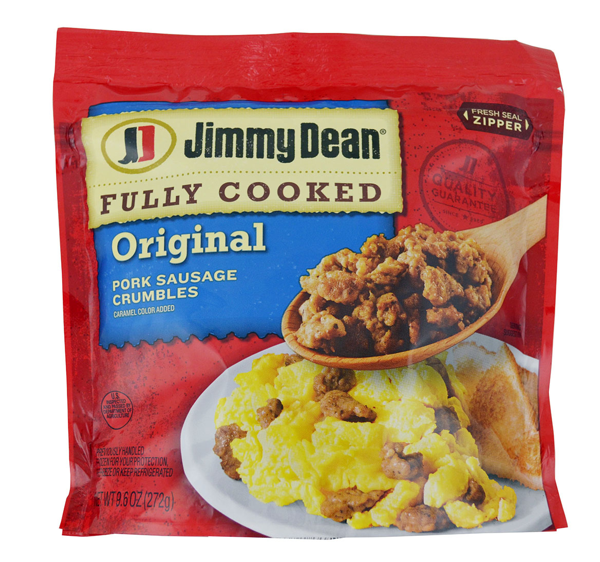 Jimmy Dean® Fully Cooked Original Sausage Crumbles, 9.6 Oz. - Walmart.com