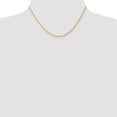 thumbnail image 2 of Leslie's Real 14kt Yellow Gold 1.3mm Diamond Cut Spiga (Wheat) Chain; 16 inch; for Adults and Teens; for Women and Men, 2 of 5