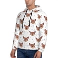 thumbnail image 2 of Hoodies for Men - Abstract Cute Cat Face Long Sleeve Comfrt Men'S Fashion Hoodies & Sweatshirts, Sweatshirts for Men Hoodies Pullover Clothing Clothes with Pouch, 2 of 7