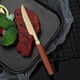 thumbnail image 1 of Juego de cubiertos de acero inoxidable • Cuchara y tenedor de una pieza • Cubiertos con mango de madera • Apto para lavavajillas • Cubiertos de 7,56 pulgadas, 1 of 6