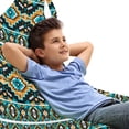 thumbnail image 1 of Ethnic Lounger Chair Bag, Indigenous Motifs Inspired by Mexican Culture Traditional Borders, High Capacity Storage with Handle Container, Lounger Size, Multicolor, by Ambesonne, 1 of 1