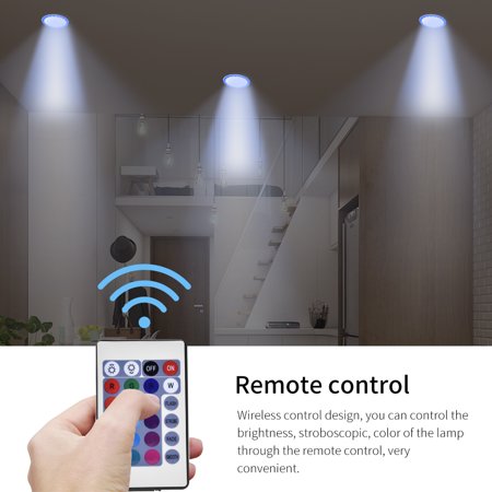 

Dual Color LED Panel Recessed Ceiling Down Light Spotlight Cool White+Blue / RGB