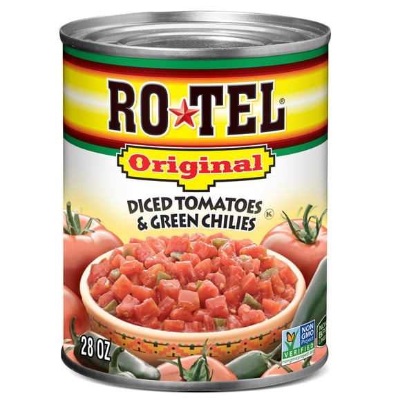 Ro-Tel Original Diced Tomatoes and Green Chilies - 28 oz (Packaging May Vary)