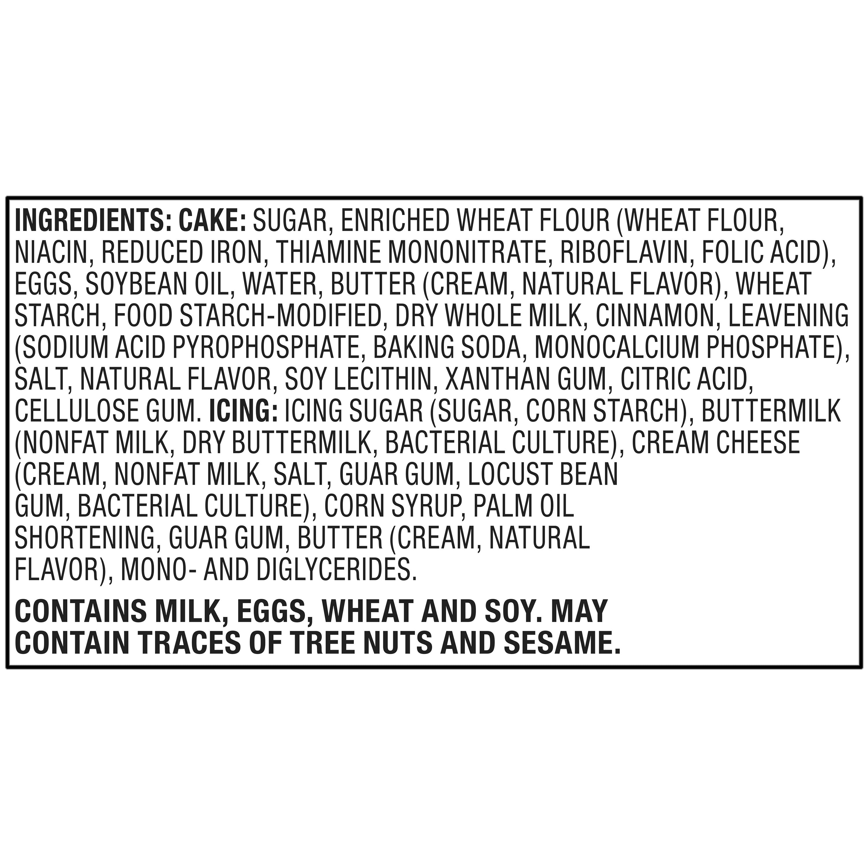 Marketside Iced Cinnamon Sliced Loaf Cake, 14.1 oz, 8 Count