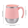 NGHnuifg 500 Ml Coffee Mug Vacuum Insulated Camping Mug With Lid Double Stainless Steel Travel