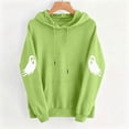 thumbnail image 7 of Halloween Ghost Hoodies Women Spooky Season Sweater Cute Shirt Fall Pullover Tops, 7 of 7