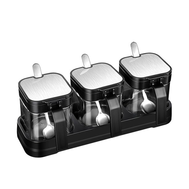 Advancent Caja de condimentos resistente al calor de 300ml, buen sellado, tarro de especias, contenedor de condimentos, recipiente para condimentos, Organizadores de utensilios de cocina Advancent HA019963-00