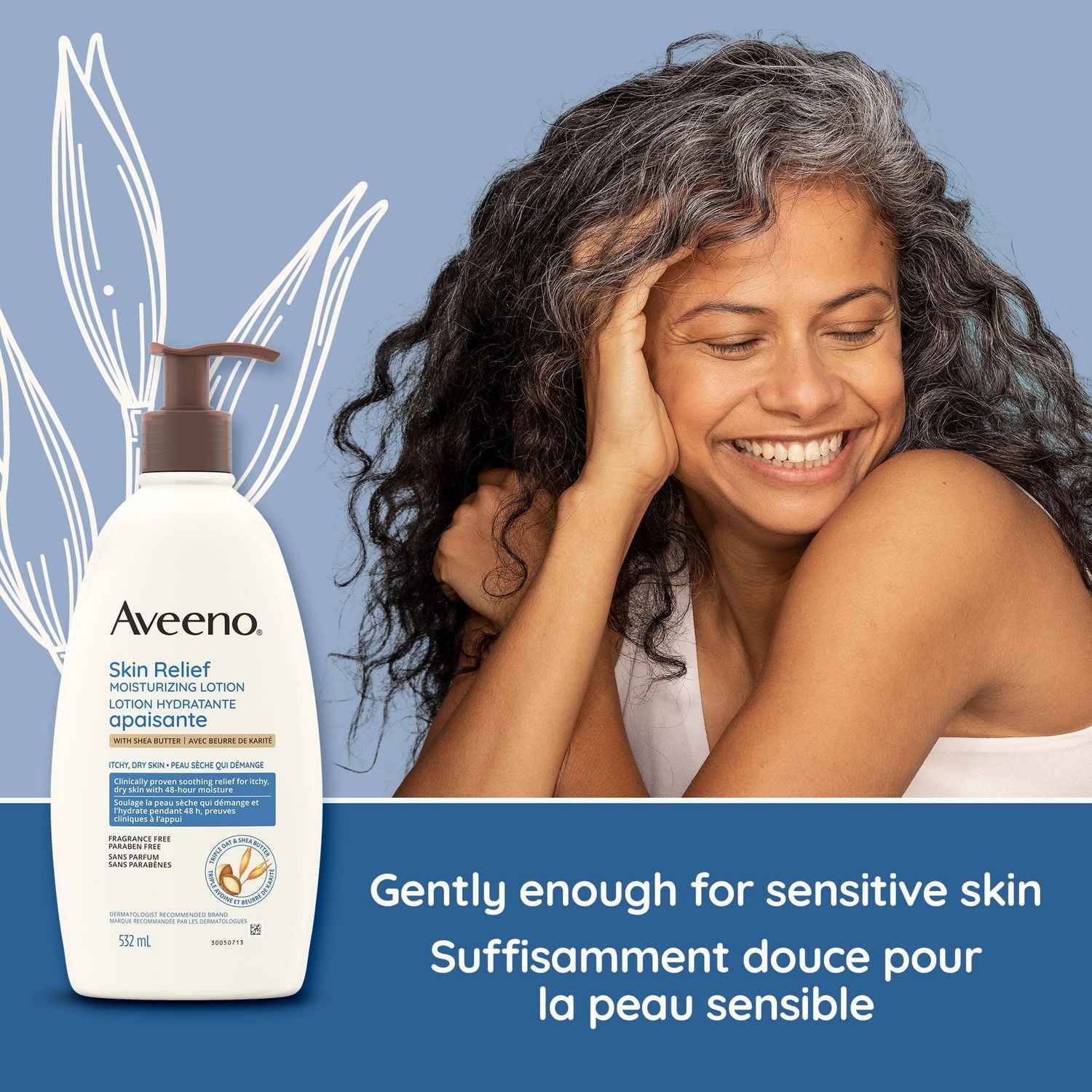 Aveeno Skin Relief Body Wash, Itchy, dry Skin Care, Cleanser, Oat, Sensitive Skin, Fragrance Free