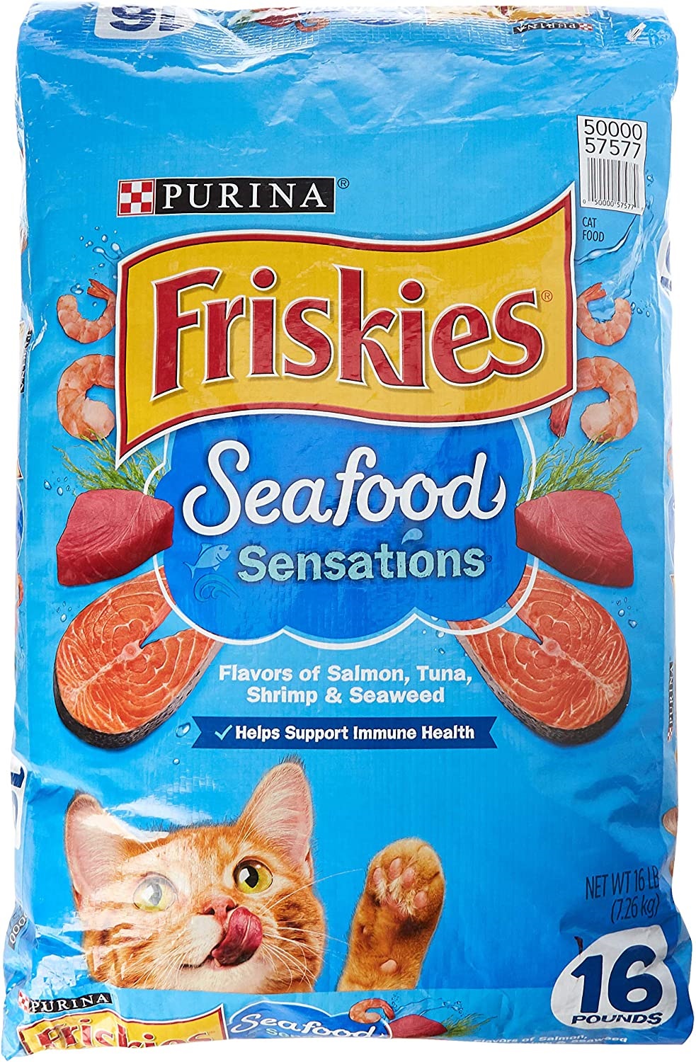 friskies Seafood Sensations Dry Cat Food 16lb