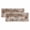 Khaki, variant on 2 Panels Country Star Brown Valance for Windows, Farmhouse Vintage Plants Wooden Light Filtering Kitchen Curtains, Rod Pocket Window Treatment Curtain Valances for Living Room Bedroom, 42"x12"