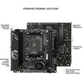 thumbnail image 2 of MSI B550I GAMING EDGE WIFI Desktop Motherboard - AMD AM4, 2 of 3