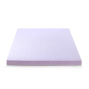 Mellow 4 Ventilated Memory Foam Mattress Topper with Lavender Infusion, Queen