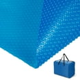 thumbnail image 1 of Costway 16x32 ft Rectangular Pool Solar Cover 12 Mil Heat Retaining Blanket with Carry Bag, 1 of 10