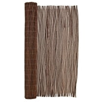 Backyard X-Scapes Natural Willow Rolled Panel Fence Decorative Fencing Natural 6' H L x 8' L