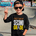 thumbnail image 4 of Godmerch Boys Girls First Day of 2nd Grade Back To School Cotton Shirts Graphic Tee, 4 of 6