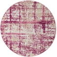 thumbnail image 2 of Jill Zarin Uptown Collection Area Rug - Lexington Avenue (5' 3" Round Pink/Ivory), 2 of 5