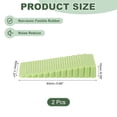 thumbnail image 2 of Uxcell 2 Pack 0.59" ABS Door Stoppers for Bottom Door Stop Wedge, Green, 2 of 6