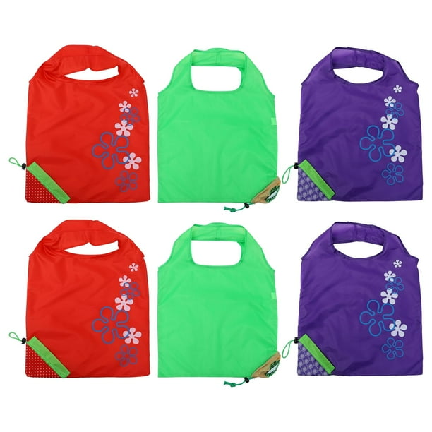 unbranded 6Ud Bolsas Para Comprar Plegables Con Material Reutilizable Y Resistente