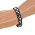 thumbnail image 2 of Decodeary 10Pcs Silicone Bracelet Bracelets Simple Style Rubber Wristband Decoration Gray, 2 of 6
